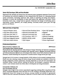 Sample Information Technology (IT) Resume