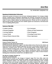 Sample Administrative Assistant Resume